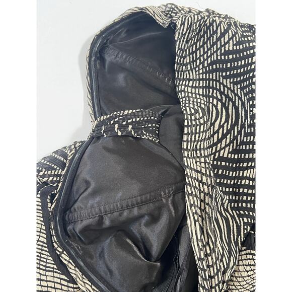 Express Strapless Flowy Mini Silk Dress Womens 6 Black Y2K Boho Festival Whimsy - Picture 14 of 16